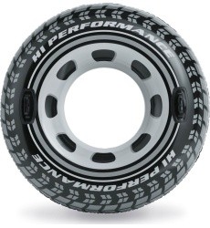 Tire swimming wheel with handles water mattress 56268 INTEX