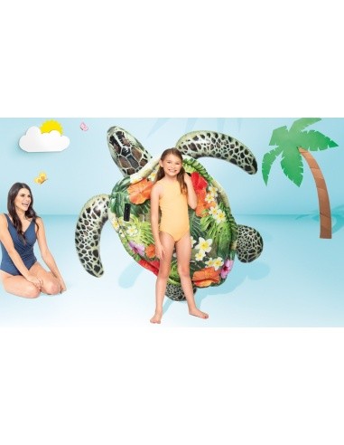 Inflatable sea turtle swimming mattress for kids INTEX 57555
