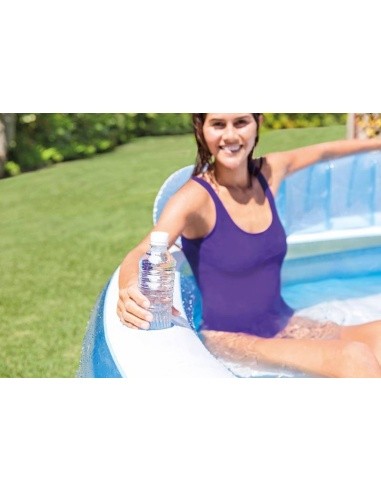 Garden pool with seats 229x218cm Intex 57190