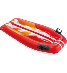 Inflatable swimming board with handles for children Red INTEX