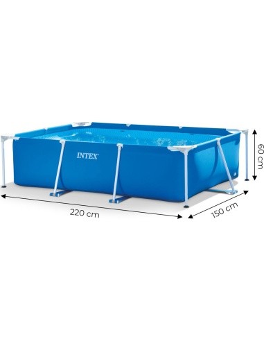 Rectangular garden frame pool 220 x 150cm 28270 INTEX