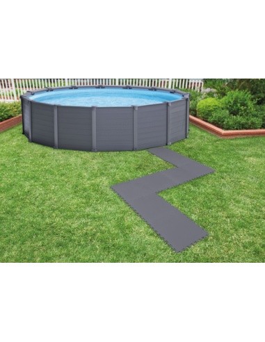 Puzzle foam mat 50x50cm 8 pieces under the pool INTEX 29084