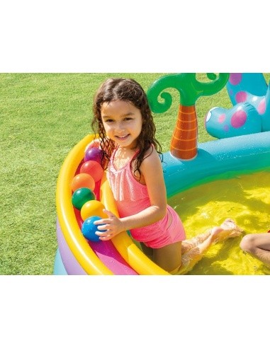 Water Playground-Pool Intex, With Slide