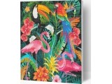 Splat Planet pixel art TROPICAL 30x40 cm