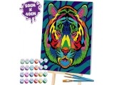 Splat Planet painting by numbers, TIGER 30x40 cm