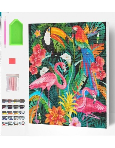 Splat Planet pixel art TROPICAL 30x40 cm