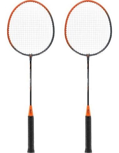 Badmintono rinkinys NILS NRZ005 Steel, 2 raketės ir dėklas