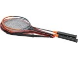 NRZ005 STEEL / BADMINTON SET 2 ROCKETS + COVER NILS
