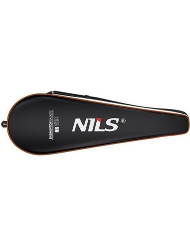 NR419 CARBON / BADMINTON ROCKET + COVER NILS