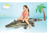Inflatable crocodile swimming mattress 170 cm INTEX 57551