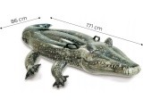Inflatable crocodile swimming mattress 170 cm INTEX 57551