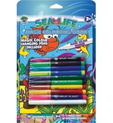 Splat Planet magic colouring book SEA LIFE