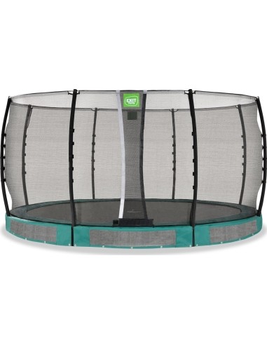EXIT Allure Classic ground trampoline ø427cm - green