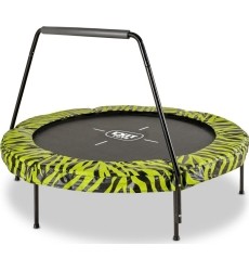 EXIT Tiggy Junior trampoline with bar ø140cm - black/green
