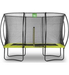 EXIT Silhouette trampoline 244x366cm - green Outdoor Rectangular Coil spring Above ground trampoline