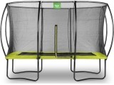 EXIT Silhouette trampoline 244x366cm - green Outdoor Rectangular Coil spring Above ground trampoline