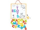 Educational 3-in-1 magnetic chalkboard letters
