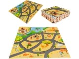 Foam Mat Puzzle For Children Eco Toys Safari, 9 pcs., 93 x 93 cm