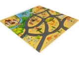 Žaidimų kilimėlis - dėlionė Eco Toys Safari, 9 dalys, 93 x 93 cm