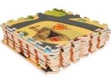 Foam Mat Puzzle For Children Eco Toys Safari, 9 pcs., 93 x 93 cm