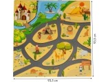Foam Mat Puzzle For Children Eco Toys Safari, 9 pcs., 93 x 93 cm