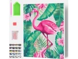 Splat Planet pixel art FLAMINGO 30x40 cm