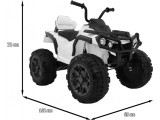 Keturratis keturratis ATV 2 4GHz baltas