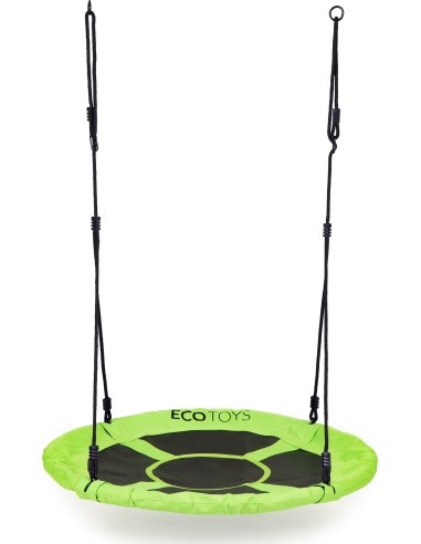 Stork's nest garden swing 100cm green ECOTOYS