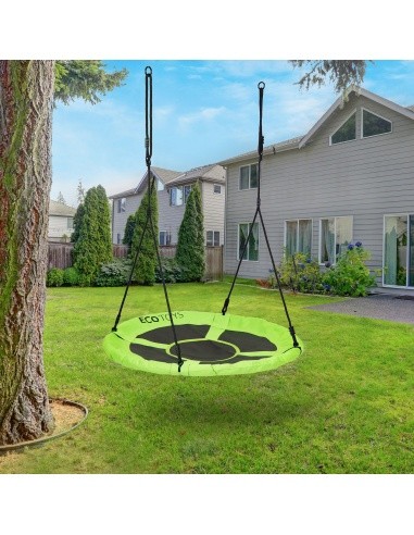 Sodo sūpynės "Erškėtrožės lizdas" 100 cm žalios ECOTOYS
