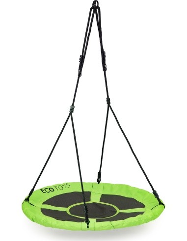 Stork's nest garden swing 100cm green ECOTOYS