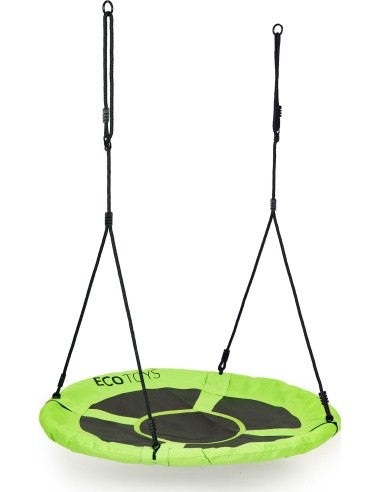 Stork's nest garden swing 100cm green ECOTOYS