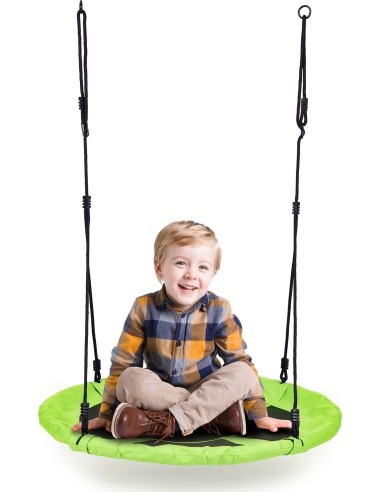 Stork's nest garden swing 100cm green ECOTOYS
