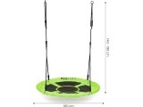 Stork's nest garden swing 100cm green ECOTOYS