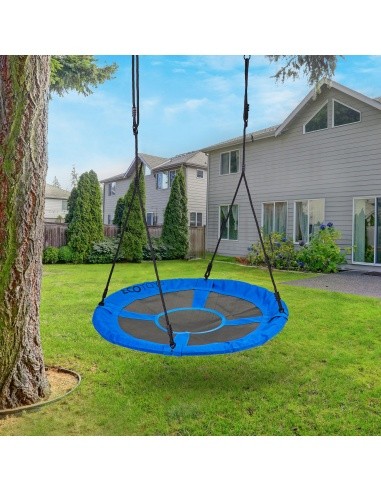 Garden swing stork's nest 100cm blue ECOTOYS