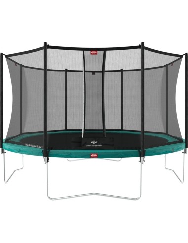 Trampoline Set BERG Favorit Regular 430 Green + Safety Net Comfort