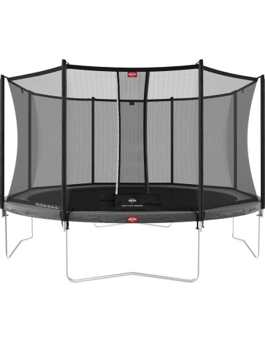 Trampoline Set BERG Favorit Grey 380 + Safety Net Comfort