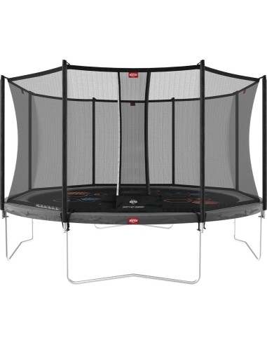 Trampoline Set BERG Favorit Regular 430 Grey Levels + Safety Net Comfort