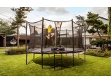 Trampoline Set BERG Favorit Regular 430 Grey + Safety Net Comfort