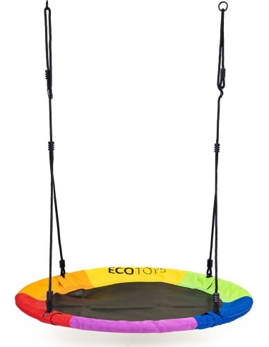 Sodo sūpynės "Erškėtrožės lizdas" 100 cm spalvingos ECOTOYS