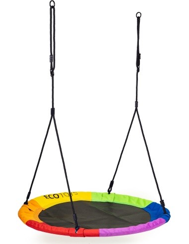 Garden swing stork's nest 100cm colorful ECOTOYS
