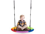 Garden swing stork's nest 100cm colorful ECOTOYS