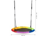 Sodo sūpynės "Erškėtrožės lizdas" 100 cm spalvingos ECOTOYS