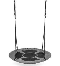 Sodo sūpynės "Stork's nest" 100cm pilkos spalvos ECOTOYS