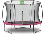 EXIT Silhouette trampoline ø244cm - pink Outdoor Round Coil spring Above ground trampoline