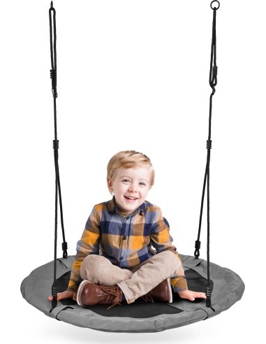Stork's nest garden swing 100cm grey ECOTOYS