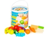 Wooden vegetables and fruits for cutting 13 pieces