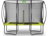 EXIT Silhouette trampoline 214x305cm - green Outdoor Rectangular Coil spring Above ground trampoline