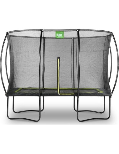 EXIT Silhouette trampoline 214x305cm - black Outdoor Rectangular Coil spring Above ground trampoline