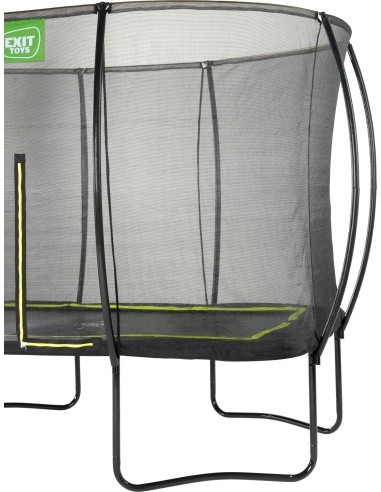 EXIT Silhouette trampoline 214x305cm - black Outdoor Rectangular Coil spring Above ground trampoline