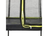 EXIT Silhouette trampoline 214x305cm - black Outdoor Rectangular Coil spring Above ground trampoline